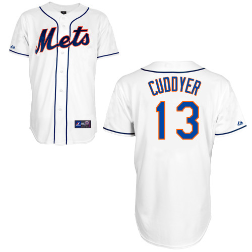 Michael Cuddyer #13 mlb Jersey-New York Mets Women's Authentic Alternate 2 White Cool Base Baseball Jersey